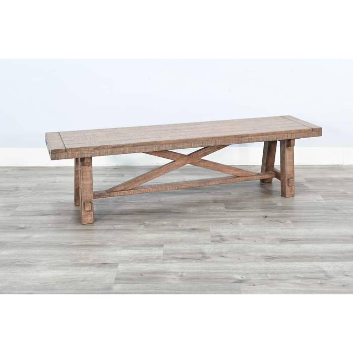 Sunny Designs Bench, Wood Seat Desert Rock