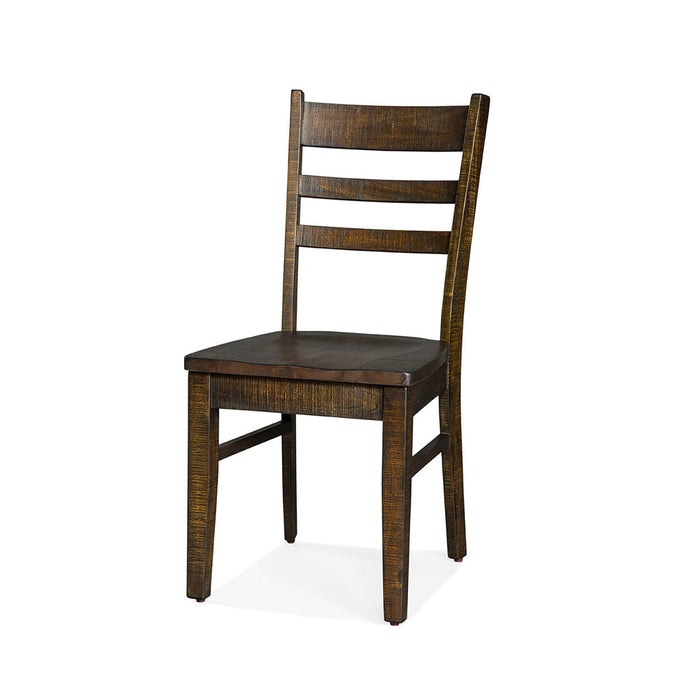 Sunny Designs Ladderback Chair, Wood Seat Tobacco Leaf