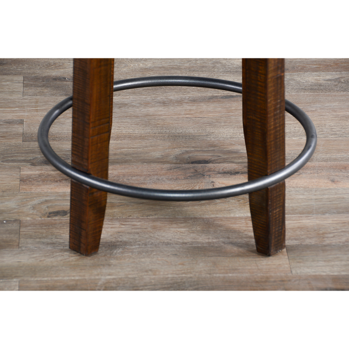 Sunny Designs Counter Swivel Stool, Cushion Seat Tobacco Leaf - Bed & Sofa Hub