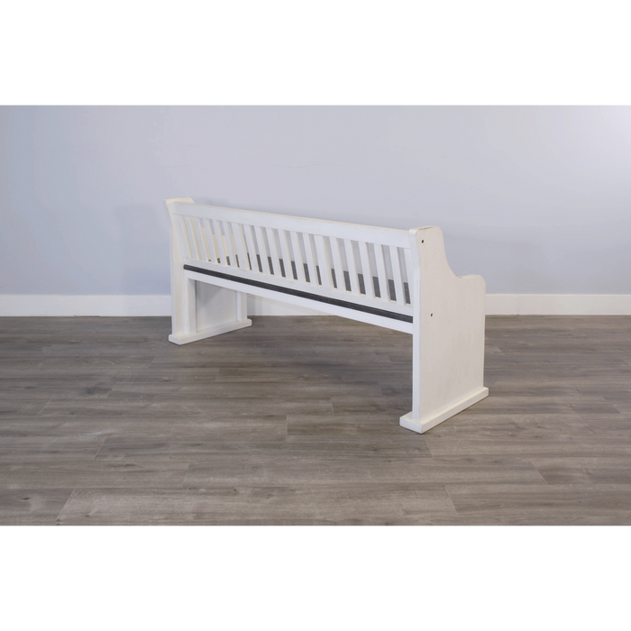 Sunny Designs Carriage House Bench with Back European Cottage