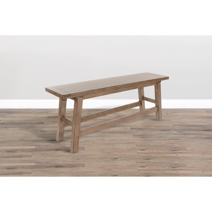 Sunny Designs Counter Height Wood Bench Buckskin