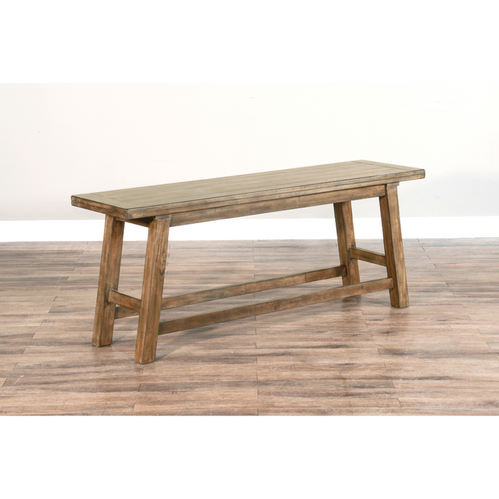 Sunny Designs Counter Height Wood Bench Buckskin