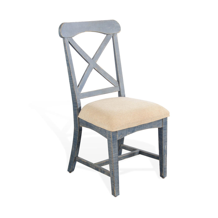 Sunny Designs Farmhouse Crossback Chair Ocean Blue