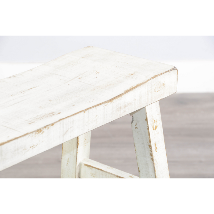 Sunny Designs 30'H Wood Bench White Sand