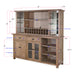 Sunny Designs Buffet & Back Bar Hutch Buckskin - Bed & Sofa Hub