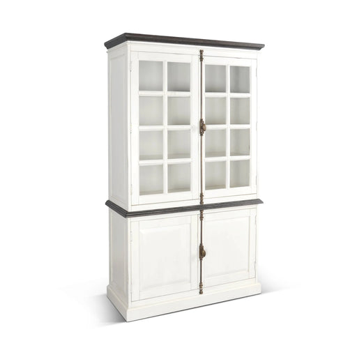 Sunny Designs Carriage House Buffet & Hutch European Cottage - Bed & Sofa Hub