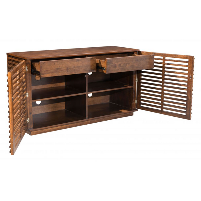 Zuo Linea Credenza Walnut