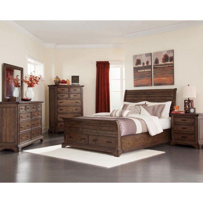 Coaster Elk Grove 4-piece Bedroom Set Vintage Bourbon