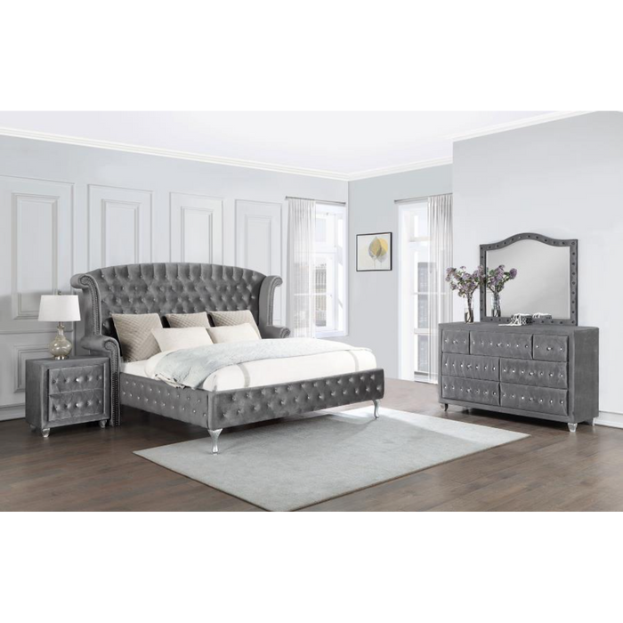 Coaster Deanna 4-piece Bedroom Set Grey