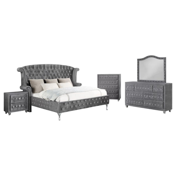 Coaster Deanna 5-piece Bedroom Set Grey