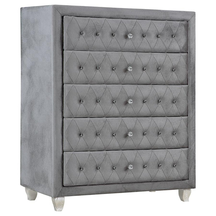 Coaster Deanna 5-piece Bedroom Set Grey