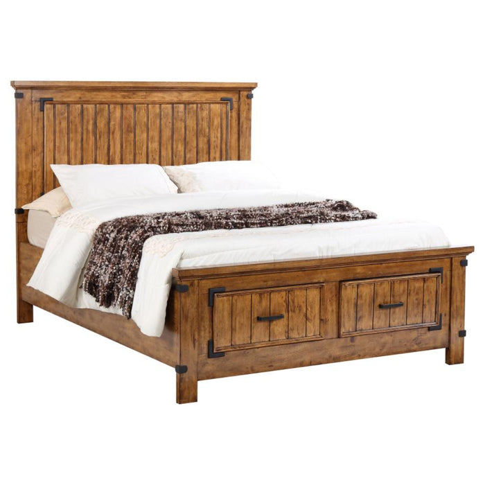 Coaster Brenner 4-piece Bedroom Set Rustic Honey