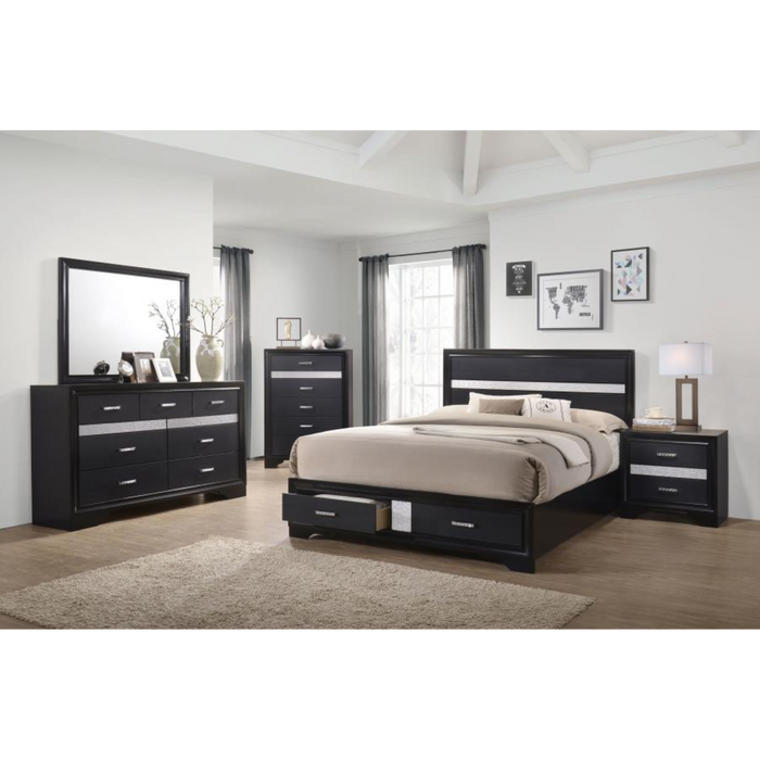 Coaster Miranda 5-piece Bedroom Set Black