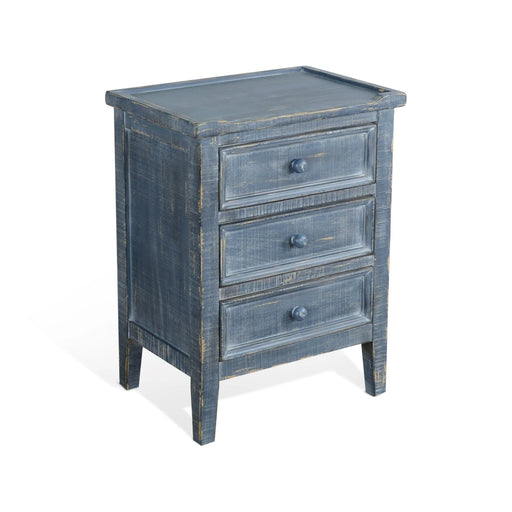 Sunny Designs End Table Ocean Blue - Bed & Sofa Hub