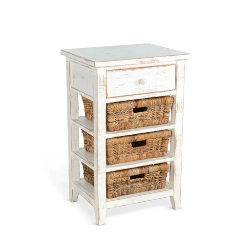 Sunny Designs Storage Table  White Sand - Bed & Sofa Hub