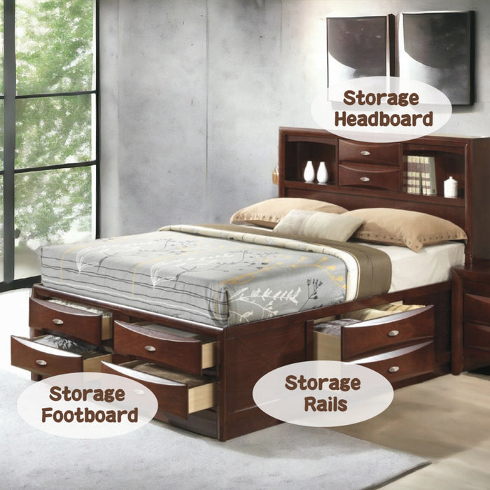 ACME Ireland EK Bed W/Storage