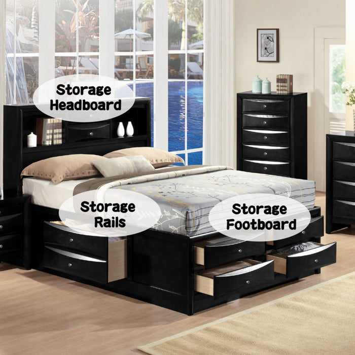 ACME Ireland EK Bed W/Storage