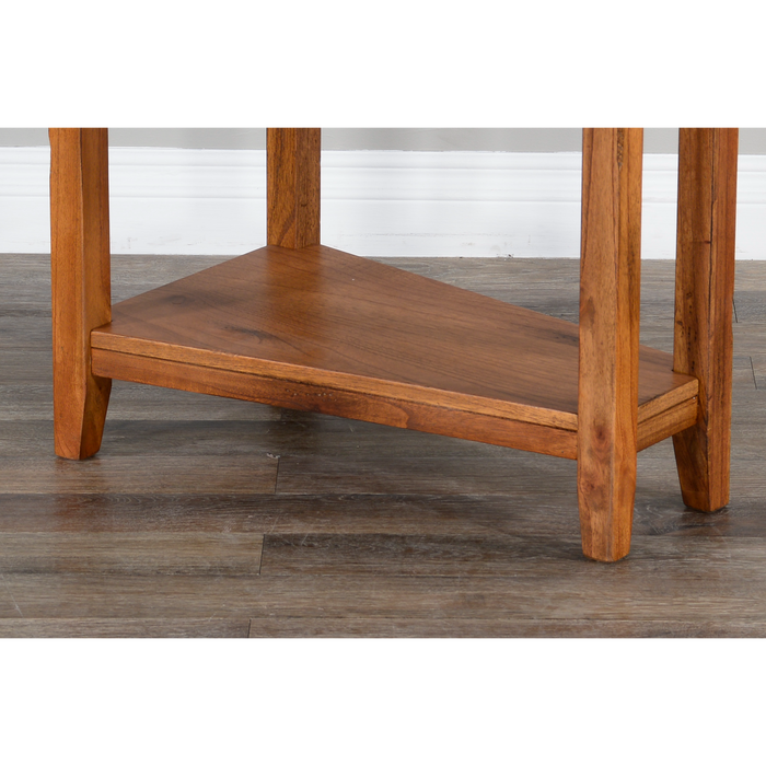 Sunny Designs Sedona Chair Side Table Rustic Oak