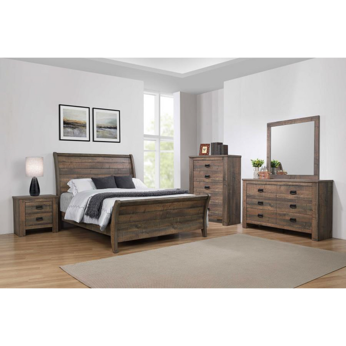 Coaster Frederick 5-piece Bedroom Set Weathered Oak