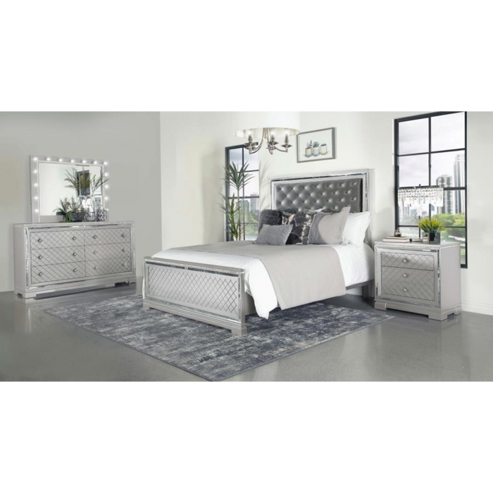 Coaster Eleanor 4-piece Bedroom Set Metallic Mercury