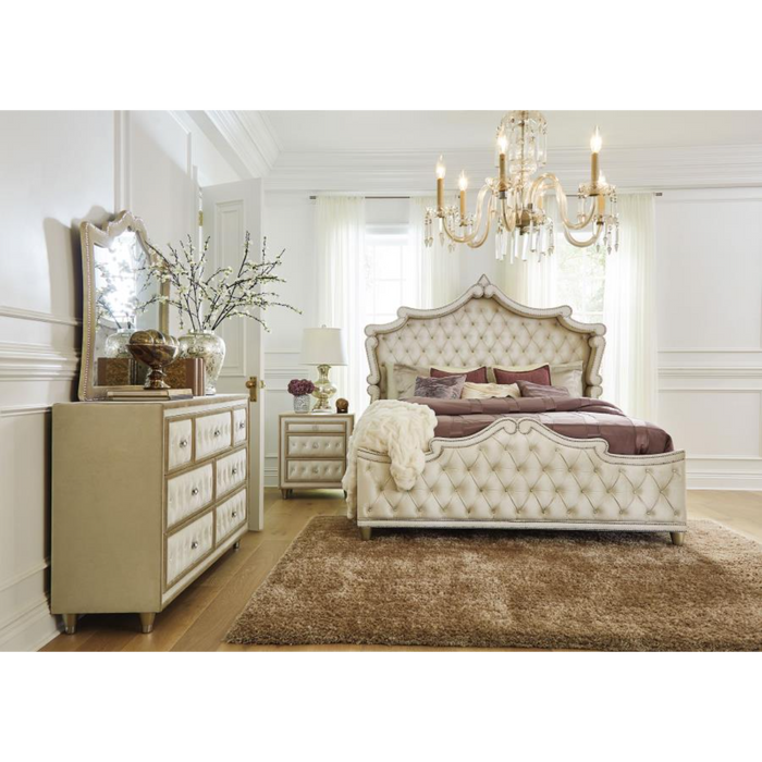 Coaster Antonella 4-piece Bedroom Set Ivory