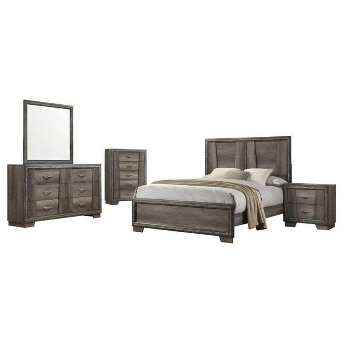 Coaster Janine 5-piece Bedroom Set Grey