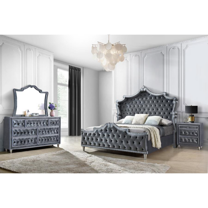 Coaster Antonella 4-piece Bedroom Set Grey