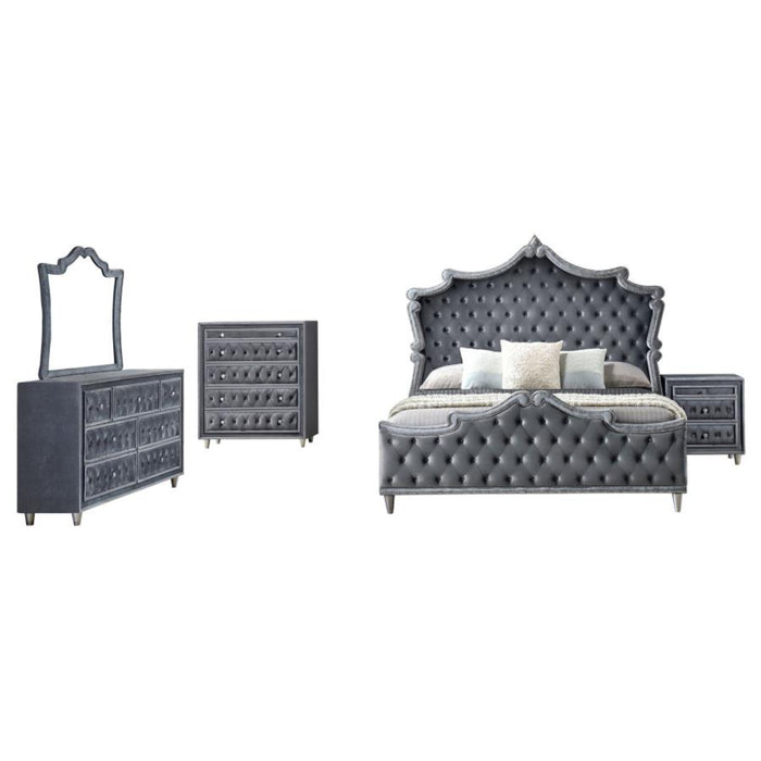 Coaster Antonella 5-piece Bedroom Set Grey