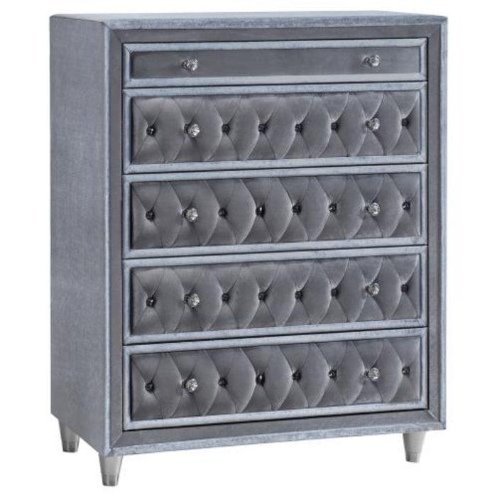 Coaster Antonella 5-piece Bedroom Set Grey