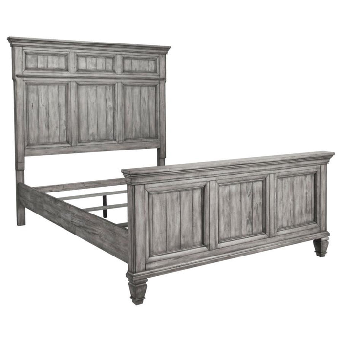 Coaster Avenue 4-piece Bedroom Set Weathered Grey