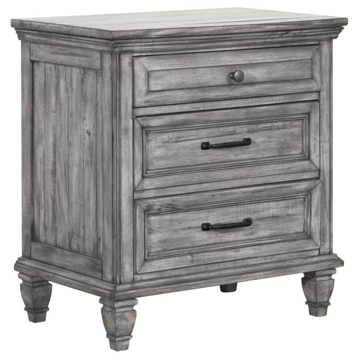 Coaster Avenue 4-piece Bedroom Set Weathered Grey