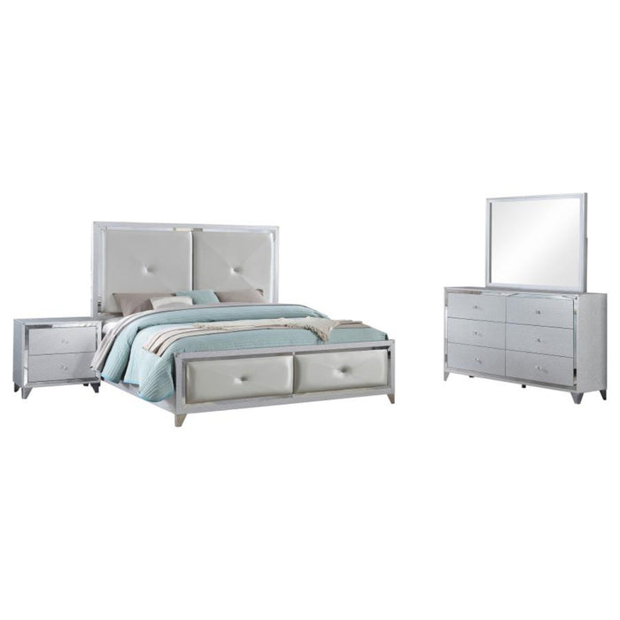 Coaster Larue 4-piece Bedroom Set Silver