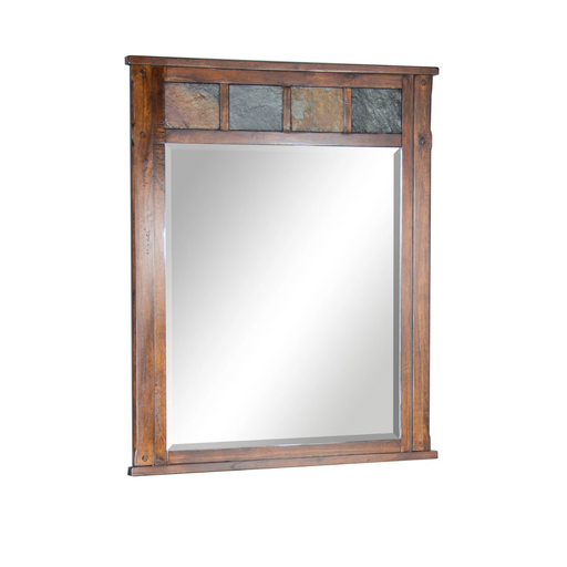Sunny Designs Santa Fe Mirror Dark Chocolate - Bed & Sofa Hub