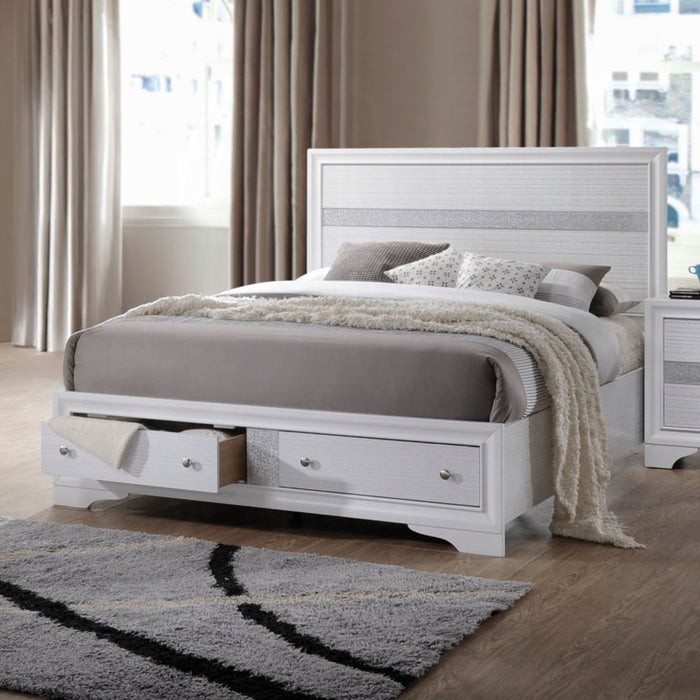 ACME Naima Queen Bed W/Storage