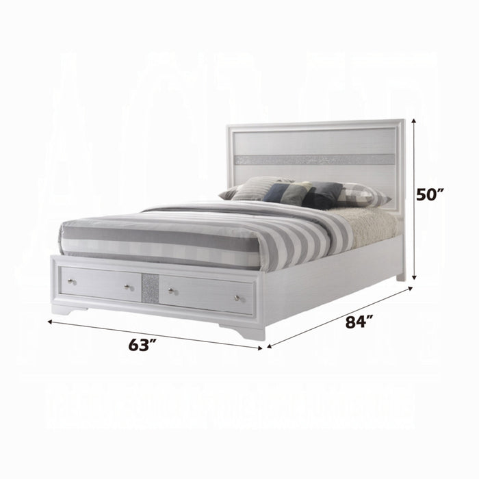 ACME Naima Queen Bed W/Storage