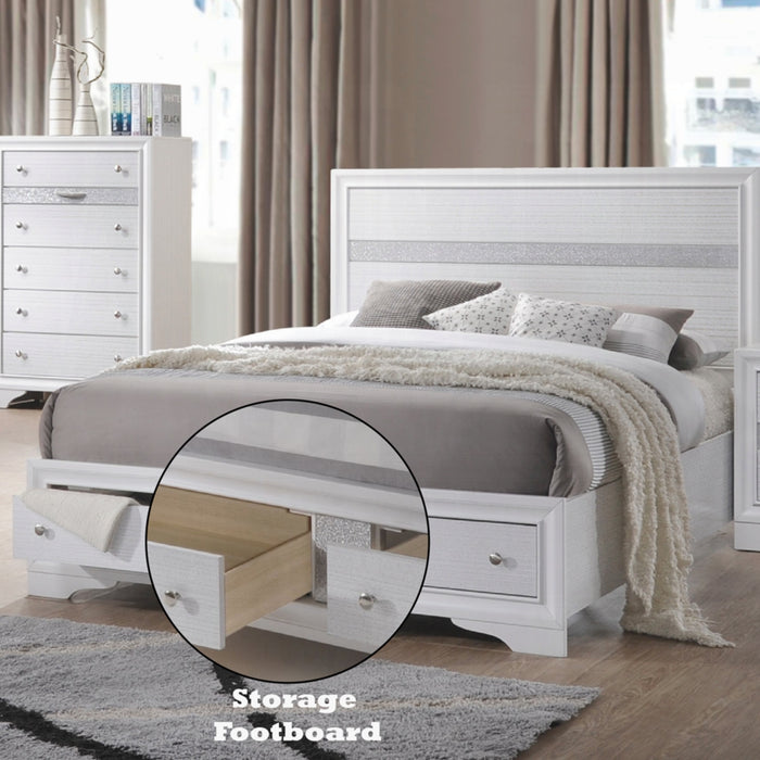 ACME Naima Queen Bed W/Storage