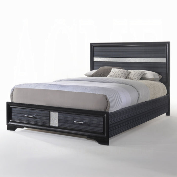 ACME Naima Queen Bed W/Storage