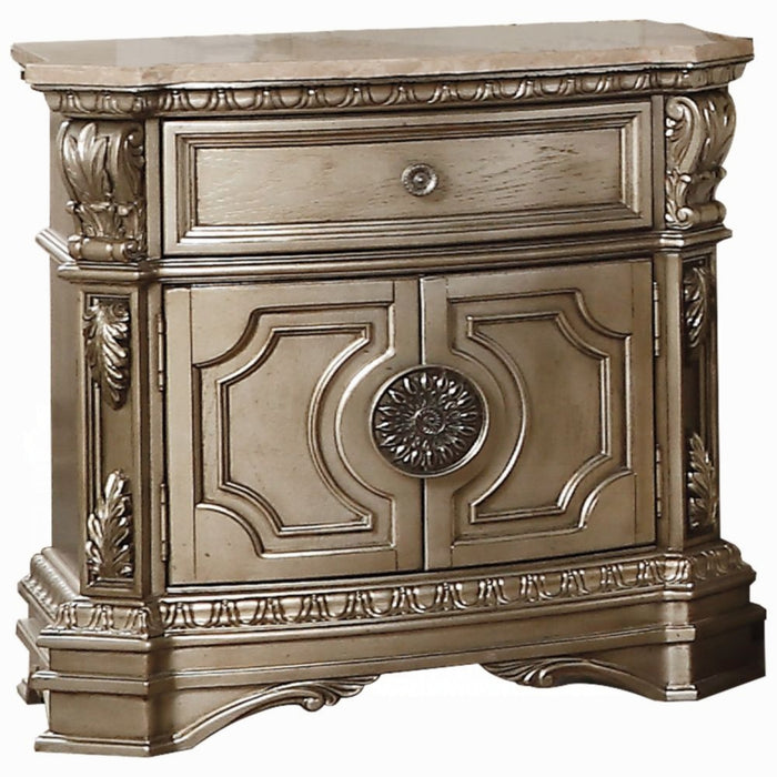 ACME Northville Nightstand W/Marble Top