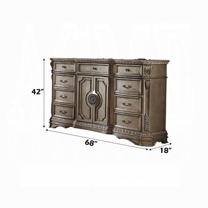 ACME Northville Dresser W/Wooden Top