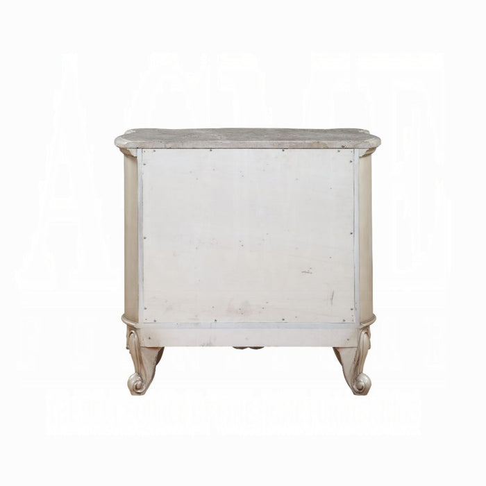 ACME Gorsedd Nightstand W/Marble Top