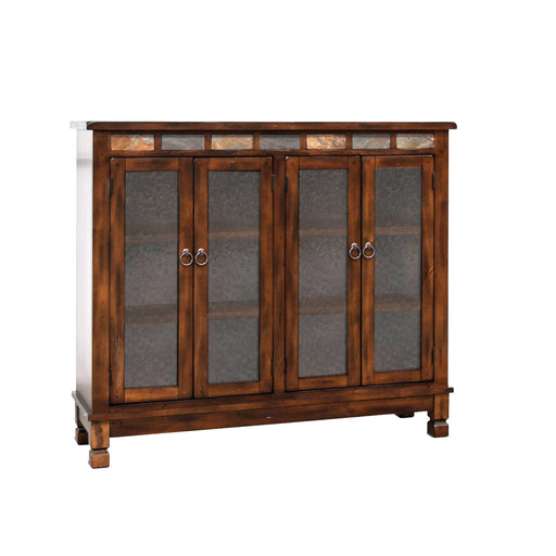 Sunny Designs Santa Fe 42" Traditional Wood Bookcase in Dark Chocolate - Bed & Sofa Hub