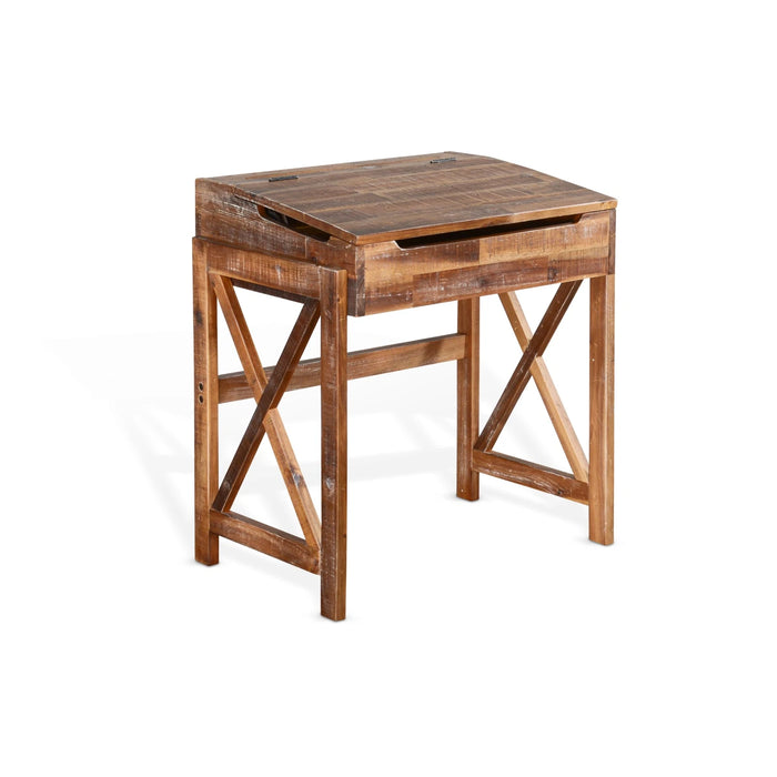 Student Desk Rustic Sunny Designs Havana X-Base Student School Desk Rustic Acacia — Bed ...