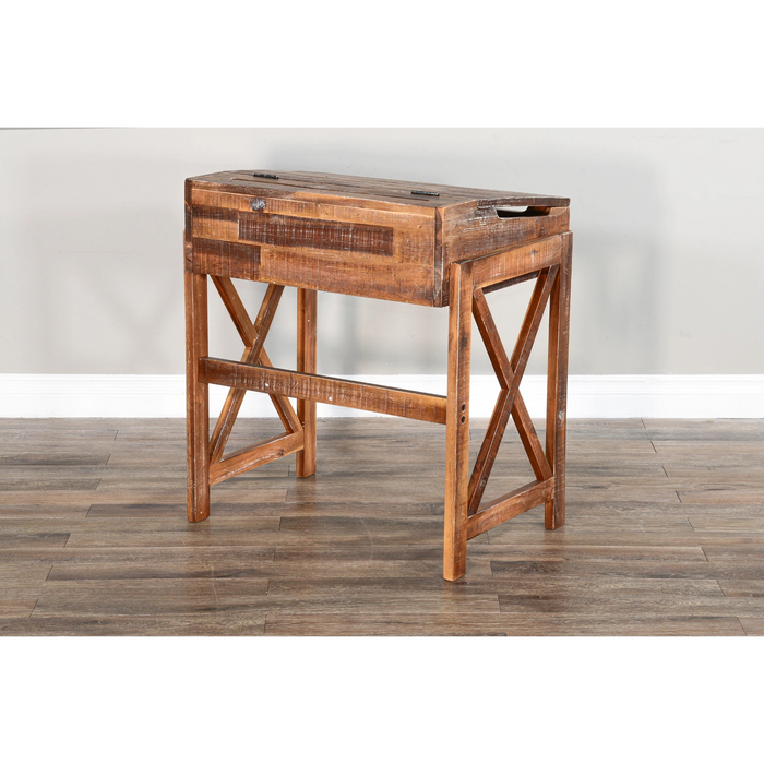 Sunny Designs Havana X-Base Student School Desk Rustic Acacia