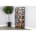 Sunny Designs Doe Valley Metal Frame Bookcase Buckskin - Bed & Sofa Hub