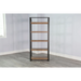 Sunny Designs Doe Valley Metal Frame Bookcase Buckskin - Bed & Sofa Hub
