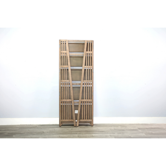 Sunny Designs  72" Mahogany Wood Folding Bookcase Desert Rock