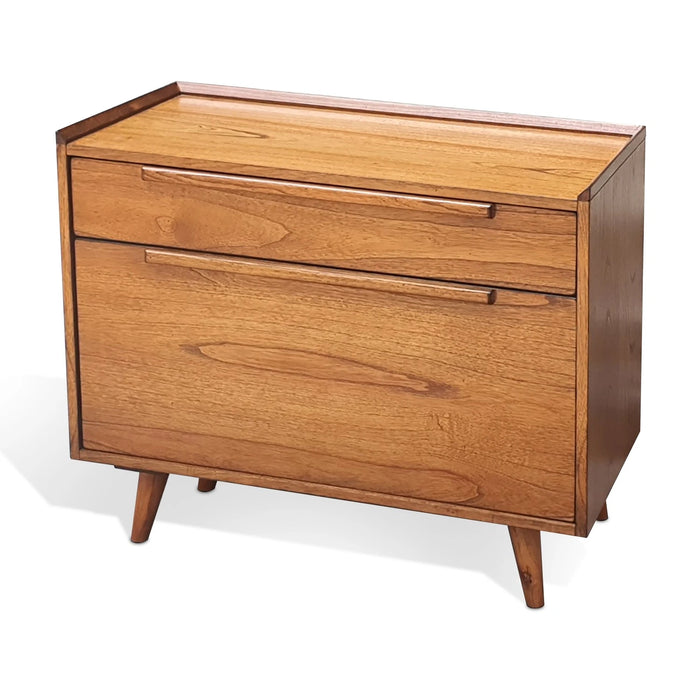 Sunny Designs Sunny Desigsn Mid-Century Lateral File Cabinet Cinnamon - Bed & Sofa Hub