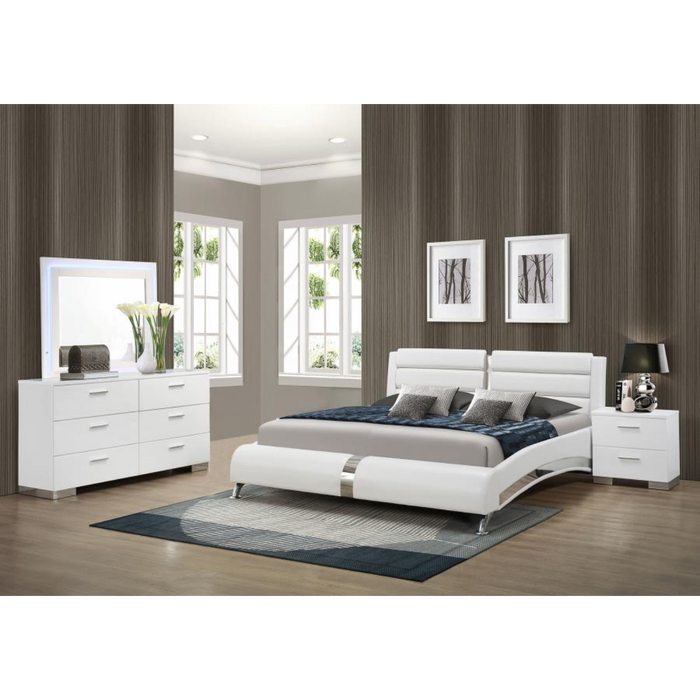 Coaster Jeremaine 4-piece Bedroom Set White