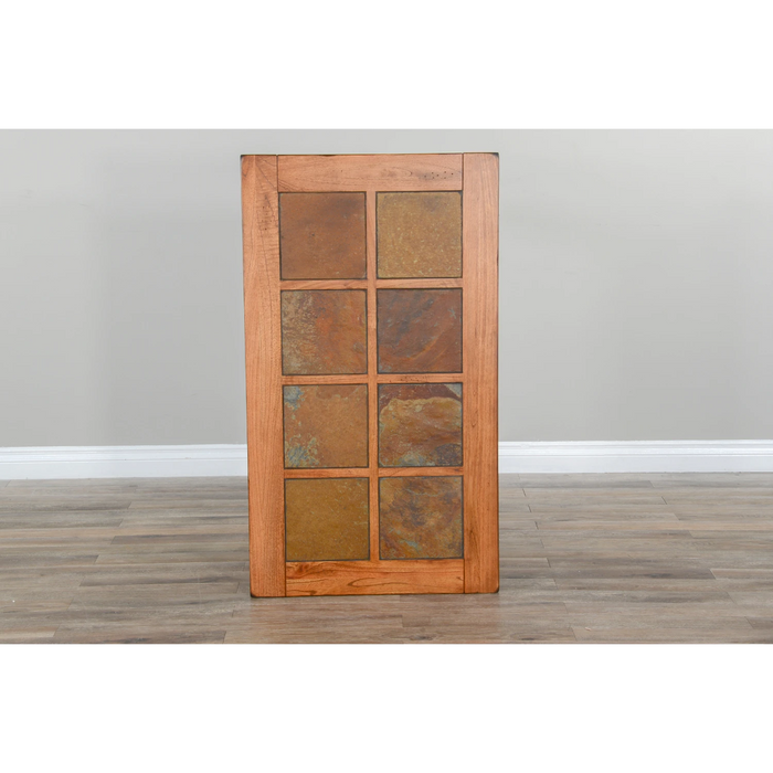 Sunny Designs Sedona 49" Transitional Wood Coffee Table in Rustic Oak