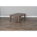 Sunny Designs Doe Valley 48" Mahogany Wood Coffee Table in Taupe Brown Buckskin - Bed & Sofa Hub